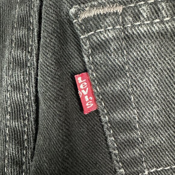 Vintage Levi's 560 Jeans Men 36x30 Black Baggy Denim Loose Fit Tapered Leg - Picture 7 of 15